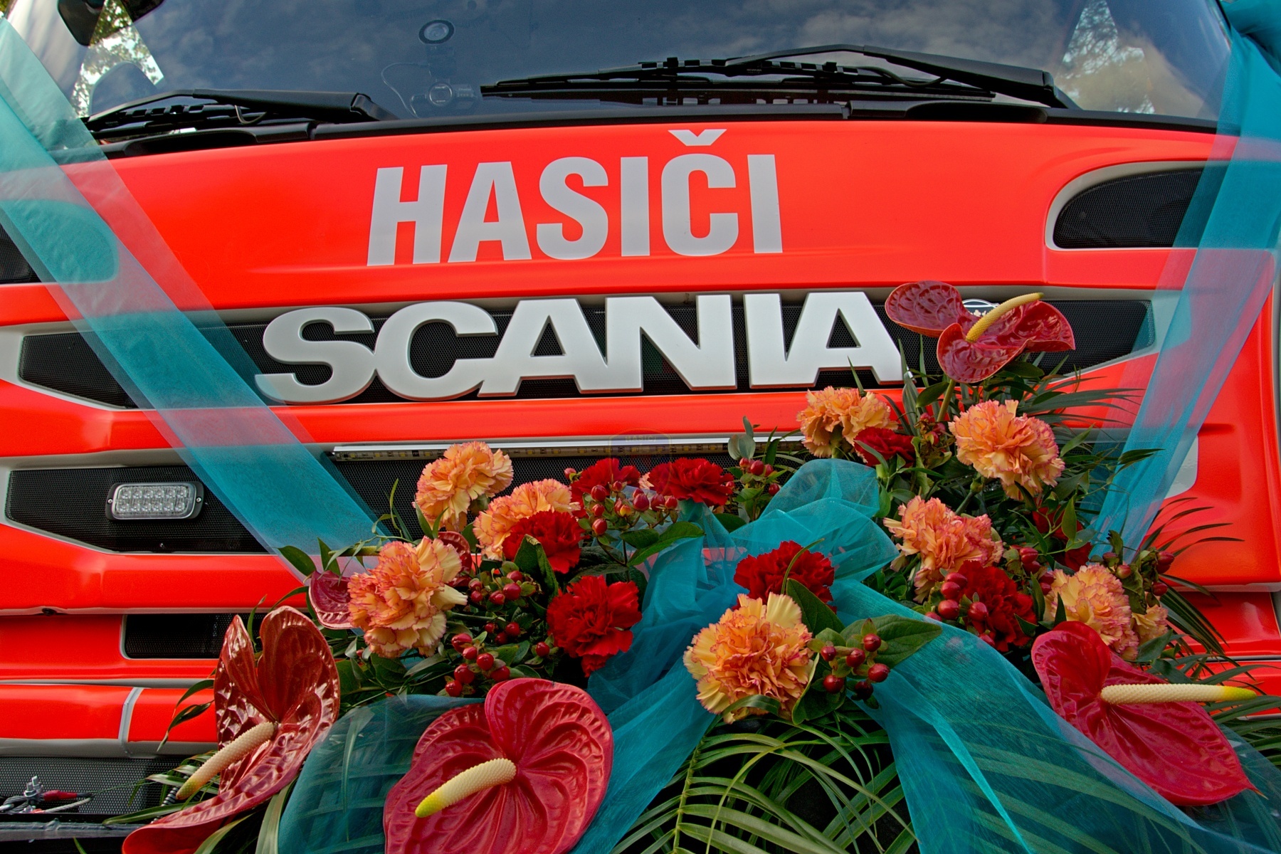 Slavnostní předání nové CAS 20 Scania 